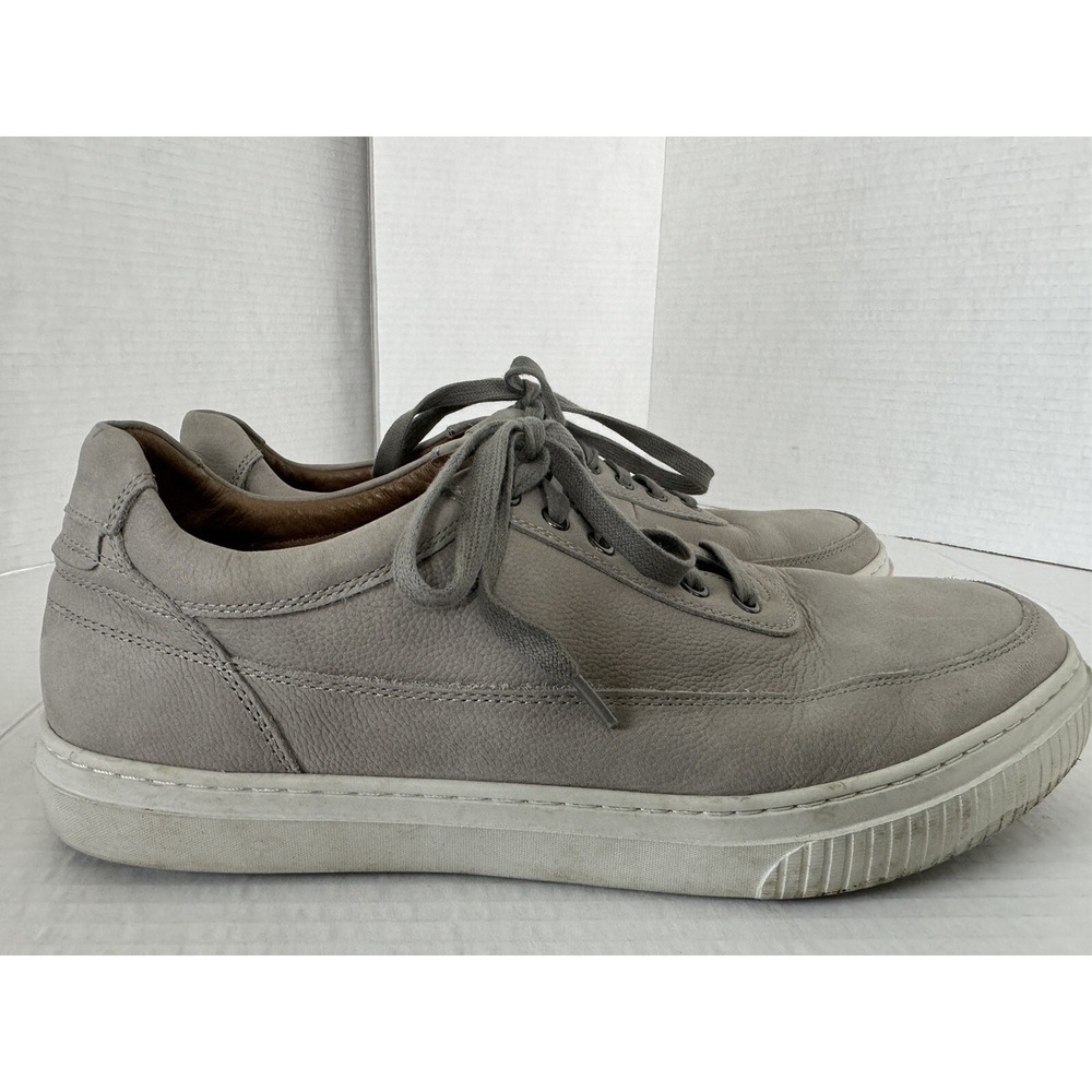 J&M Est 1850 size 10 1/2 M Men's Gray Leather Shoes 27-2329 - Picture 2 of 16